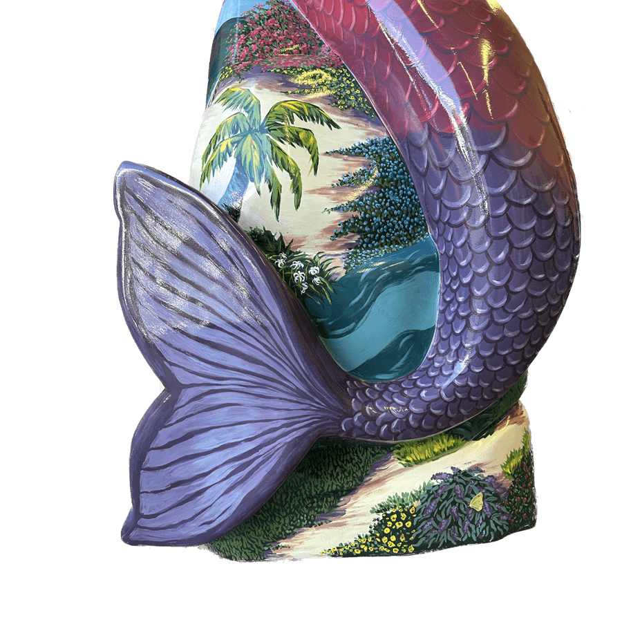 Flora mermaid tail.