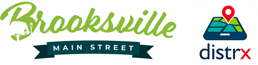 Brooksville Main Street logo.